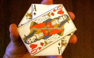 用A4纸轻松制作三张卡片钱包教程