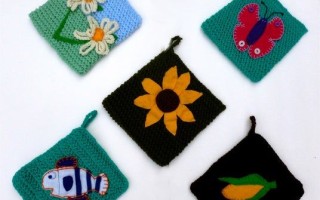 1970年代风格钩针锅垫DIY教程