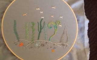 刺绣基础针法教程：轻松掌握自然图案绣法