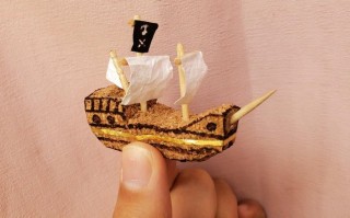 用软木塞低成本DIY海盗船模型，还能浮在水上！