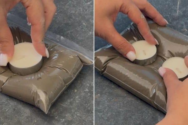 超简单水泥蜡烛托座手工制作教程-第4张图片-趣作屋