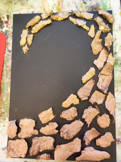 低成本手工制作创意树皮小艺术品教程-第14张图片-趣作屋