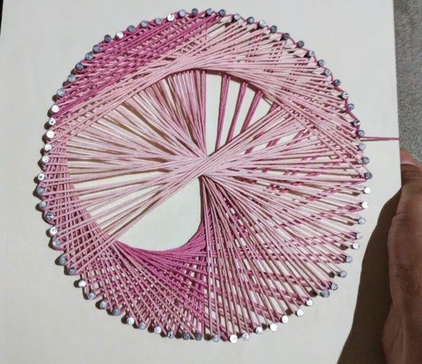 零基础也能做的线绳编织艺术 DIY教程-第19张图片-趣作屋