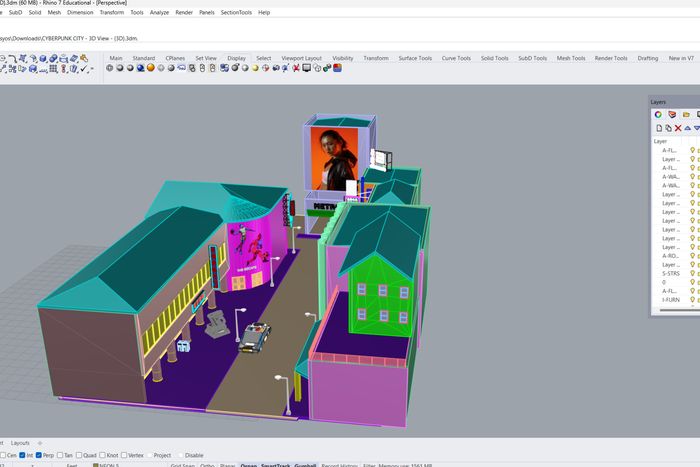赛博朋克主题乐园设计全解析：从灵感草图到渲染后期的完整创作流程-第9张图片-趣作屋