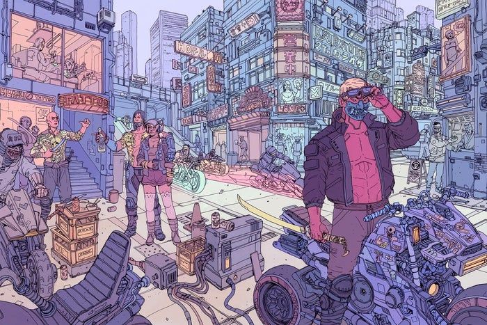 赛博朋克主题乐园设计全解析：从灵感草图到渲染后期的完整创作流程-第4张图片-趣作屋