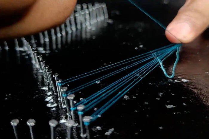 用线做图案的创意手工教程，零基础也能轻松上手-第19张图片-趣作屋