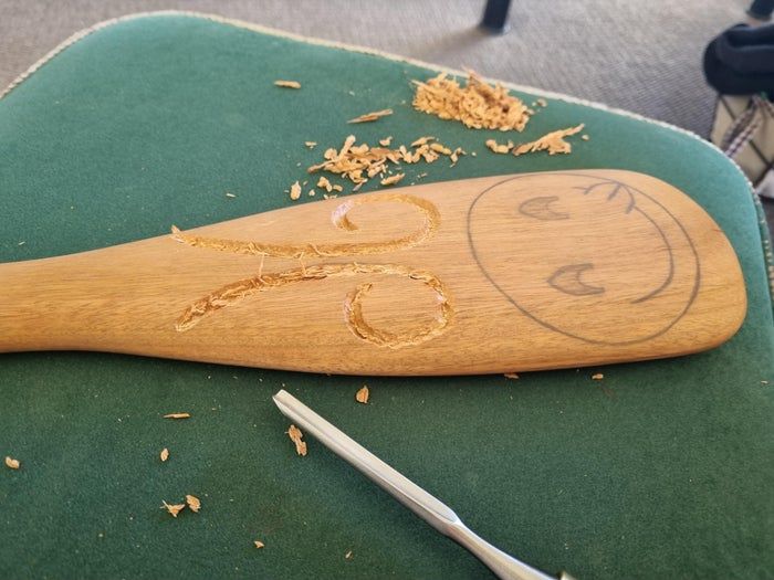 手工雕刻Patu棍棒教程，现代设计轻松上手-第19张图片-趣作屋