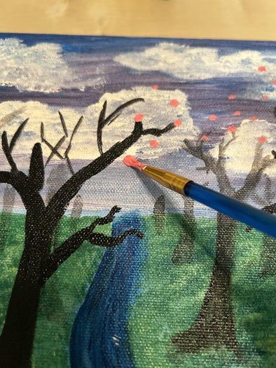 新手也能轻松上手的樱花油画教程-第23张图片-趣作屋