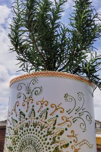 旧瓶变花盆：环保手工DIY教程-第22张图片-趣作屋