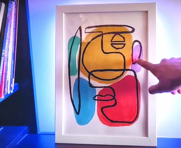 亲手打造立体派互动艺术灯：把毕加索风格变成会变色的智能画作-第21张图片-趣作屋