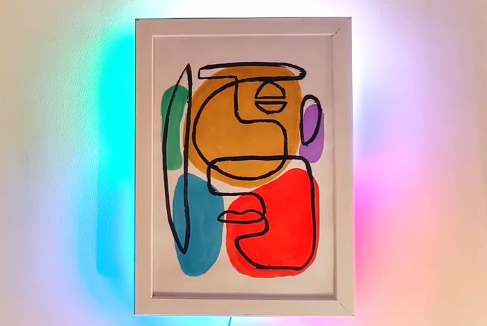 亲手打造立体派互动艺术灯：把毕加索风格变成会变色的智能画作-第19张图片-趣作屋