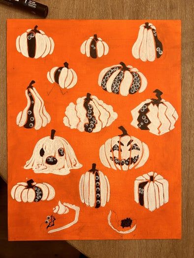 节日南瓜装饰手工教程，简单又有趣的DIY玩法-第10张图片-趣作屋