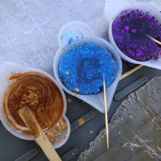 手工制作闪亮树脂字母钥匙扣教程-第9张图片-趣作屋