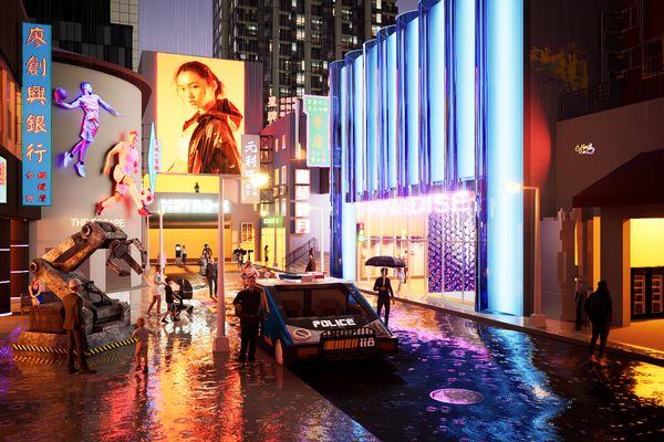 赛博朋克主题乐园设计全解析：从灵感草图到渲染后期的完整创作流程-第11张图片-趣作屋