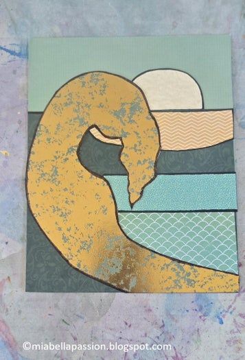 手工DIY海洋主题拼贴画教程 - 制作创意礼物的详细步骤-第1张图片-趣作屋