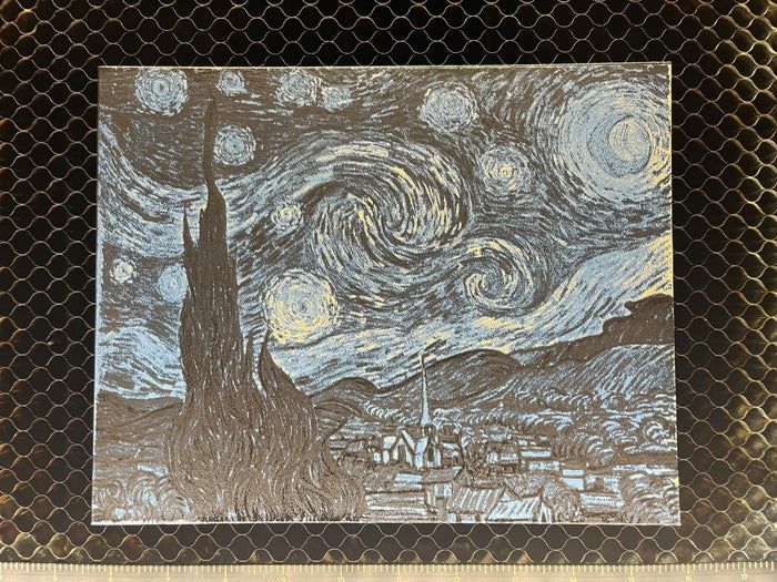 用激光雕刻打造独一无二的艺术画，低成本手工创意教程-第14张图片-趣作屋