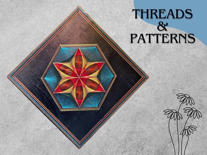 用线做图案的创意手工教程，零基础也能轻松上手-第1张图片-趣作屋