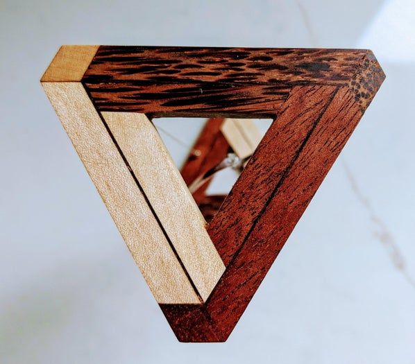 手工制作视觉错觉空气花瓶教程，用张力结构打造神奇漂浮花瓶-第3张图片-趣作屋