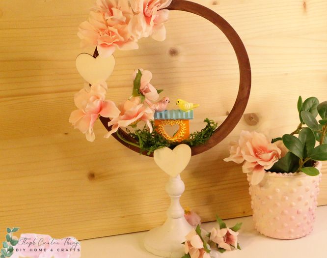手工制作情人节花环挂饰教程,简单又浪漫-第7张图片-趣作屋
