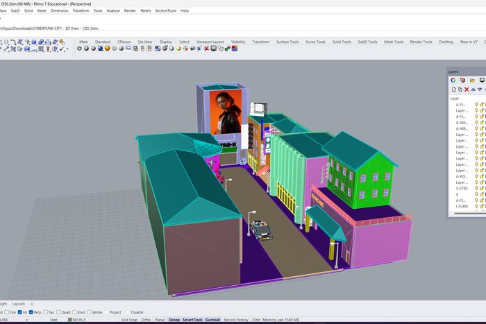 赛博朋克主题乐园设计全解析：从灵感草图到渲染后期的完整创作流程-第8张图片-趣作屋