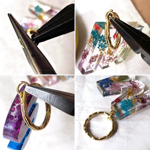 手工制作闪亮树脂字母钥匙扣教程-第45张图片-趣作屋