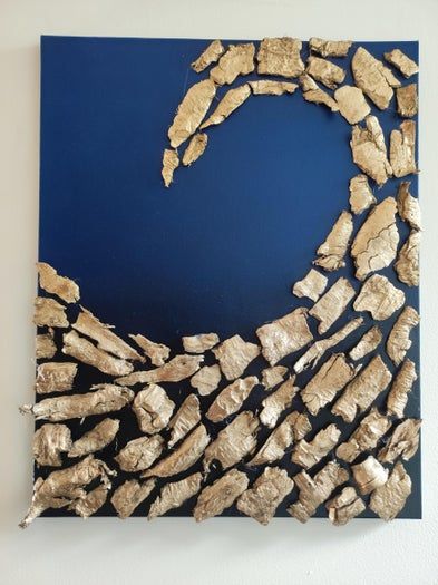 低成本手工制作创意树皮小艺术品教程-第16张图片-趣作屋