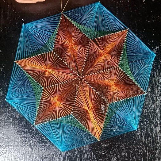 用线做图案的创意手工教程，零基础也能轻松上手-第30张图片-趣作屋