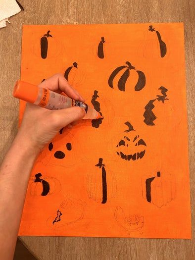 节日南瓜装饰手工教程，简单又有趣的DIY玩法-第6张图片-趣作屋