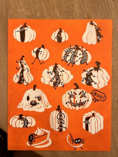 节日南瓜装饰手工教程，简单又有趣的DIY玩法-第11张图片-趣作屋