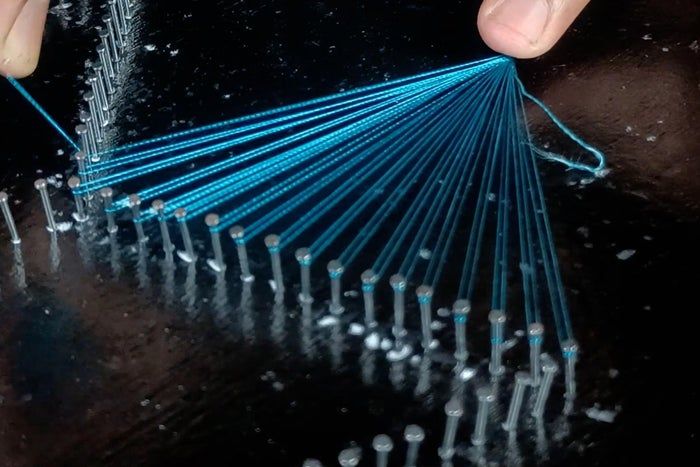 用线做图案的创意手工教程，零基础也能轻松上手-第21张图片-趣作屋