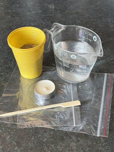 超简单水泥蜡烛托座手工制作教程-第2张图片-趣作屋