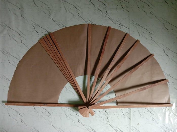 用圆周率π创意DIY墙面装饰大扇子教程-第12张图片-趣作屋 用圆周率π创意DIY墙面装饰大扇子教程-第12张图片-趣作屋