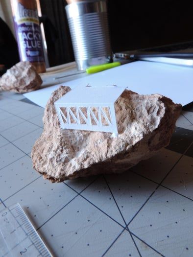 超简单手工建筑模型教程：用石头DIY迷你风车和灯塔-第9张图片-趣作屋