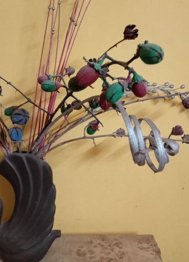 用Tamhan果实手工制作彩色人造花教程-第12张图片-趣作屋