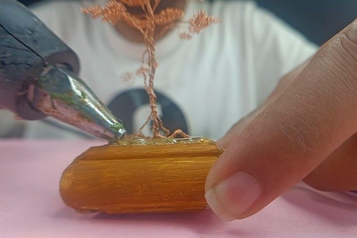 零成本铜丝变盆景树，手把手教你打造迷你艺术-第19张图片-趣作屋