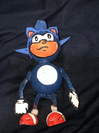 低成本手工制作《音速小子》角色玩偶教程-第22张图片-趣作屋