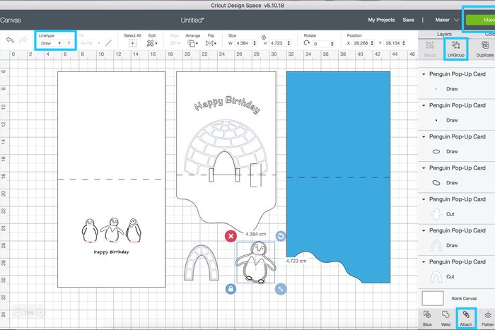 手工制作企鹅贺卡教程，零基础也能轻松上手-第7张图片-趣作屋