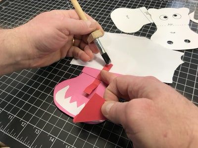 手工制作趣味弹出式河马卡片教程-第37张图片-趣作屋