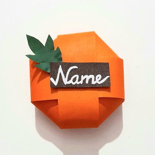 手工制作南瓜姓名卡，轻松打造节日优雅餐桌-第12张图片-趣作屋