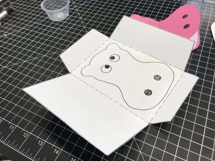 手工制作趣味弹出式河马卡片教程-第42张图片-趣作屋