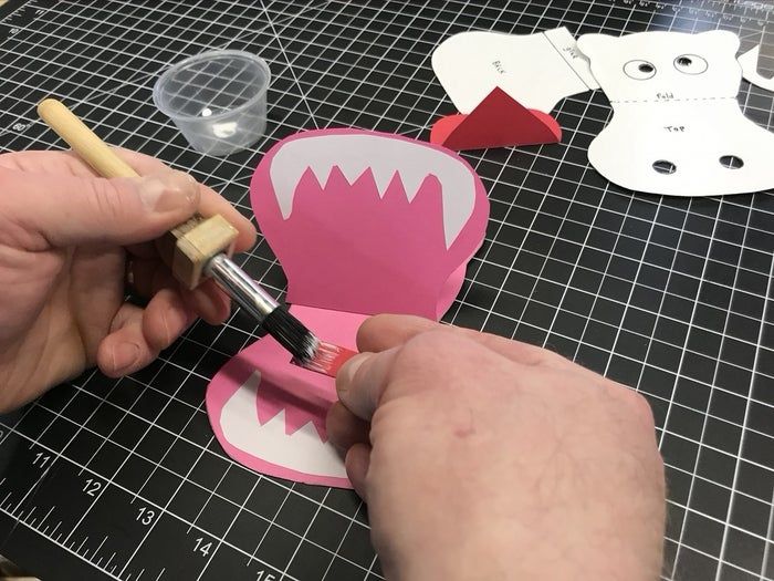 手工制作趣味弹出式河马卡片教程-第33张图片-趣作屋