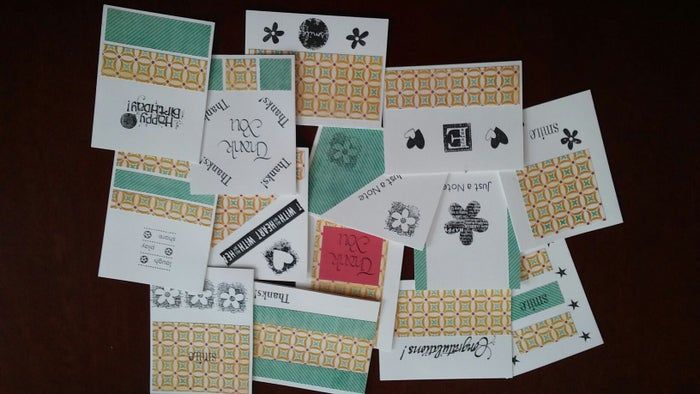 低成本手工贺卡制作教程，用一张纸做14张创意卡片-第1张图片-趣作屋