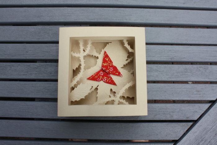 手工制作立体蝴蝶贺卡教程，轻松打造生日惊喜-第2张图片-趣作屋