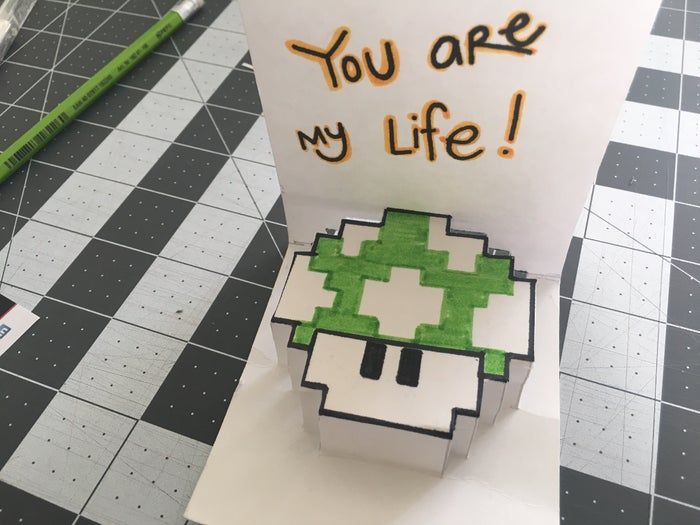 零基础也能做！像素立体贺卡DIY教程-第14张图片-趣作屋