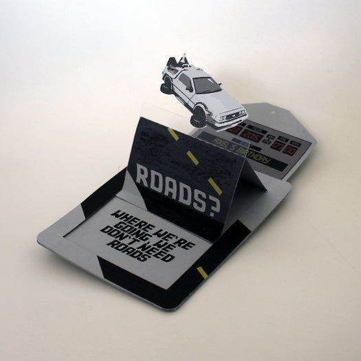 超炫《回到未来》主题卡片DIY教程，轻松制作时光机邀请函-第2张图片-趣作屋