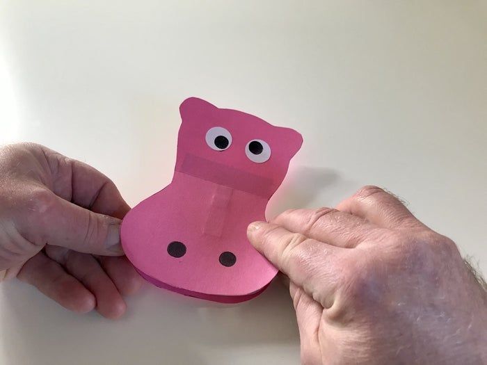 手工制作趣味弹出式河马卡片教程-第1张图片-趣作屋