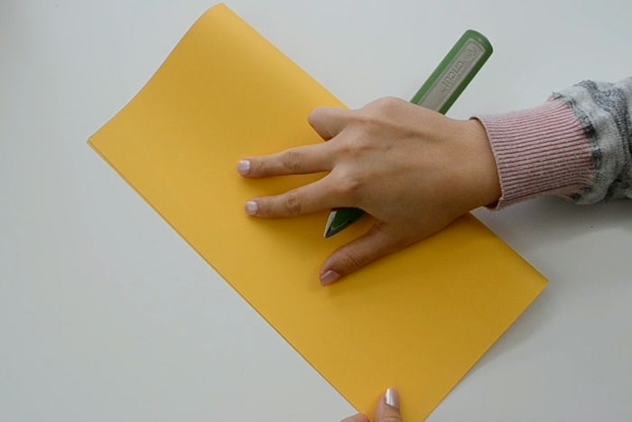 手工制作感恩节餐巾折叠贺卡教程-第5张图片-趣作屋