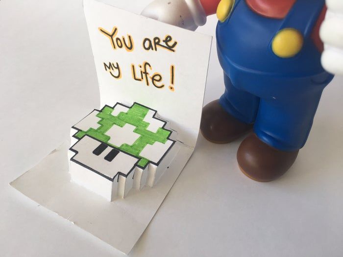 零基础也能做！像素立体贺卡DIY教程-第15张图片-趣作屋