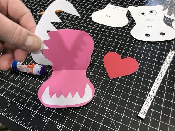 手工制作趣味弹出式河马卡片教程-第21张图片-趣作屋