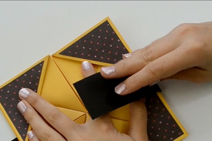 手工制作感恩节餐巾折叠贺卡教程-第25张图片-趣作屋